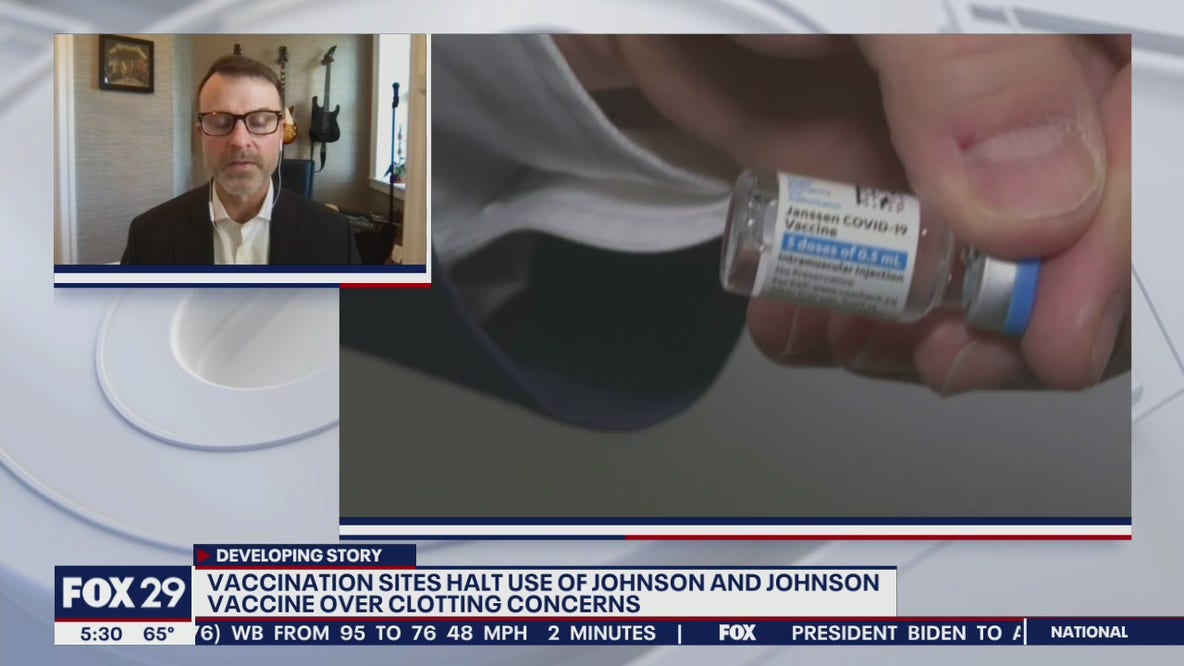 Vaccination sites halt use of Johnson & Johnson vaccine over clotting concerns
